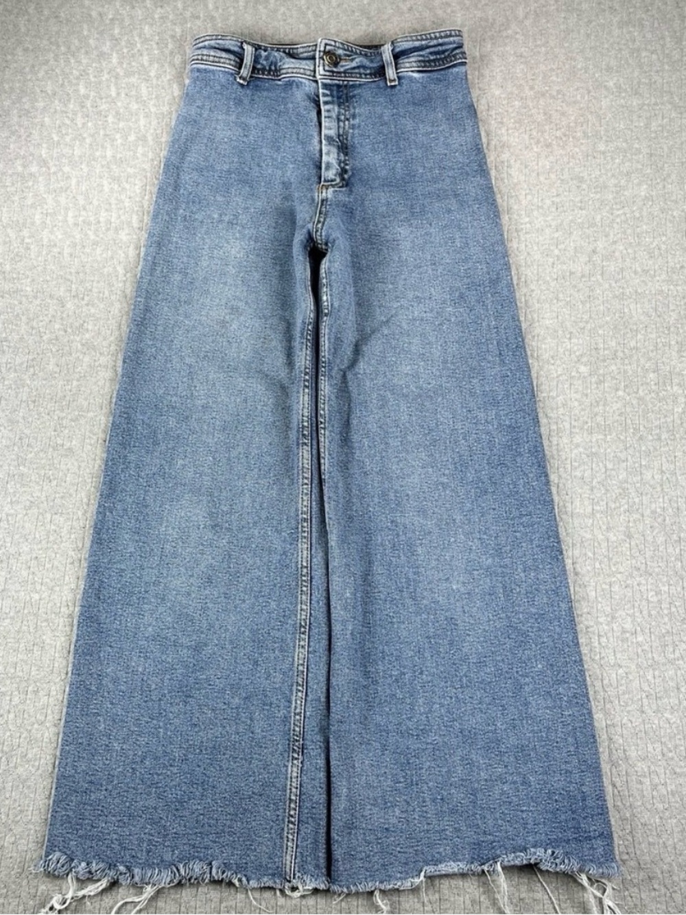 Zara The Marine Straight High Rise wide leg